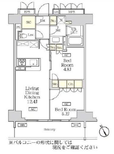 リーフシティ市川ザ・レジデンス 303 間取り図
