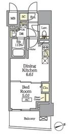 テラス北千住 903 間取り図