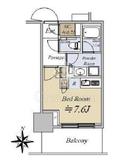 大崎ステーションレジデンス 15階 間取り図