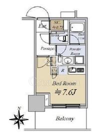 大崎ステーションレジデンス 15階 間取り図