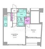 レジディア恵比寿南 205 間取り図