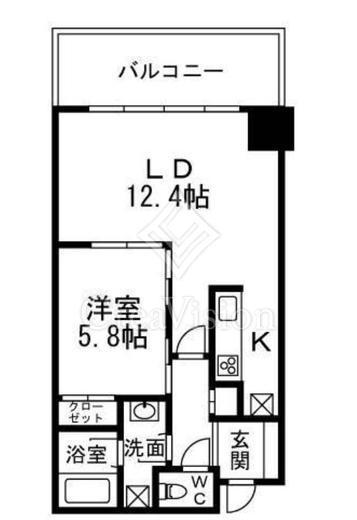 大崎ウエストシティタワーズ ウエスト 4階 間取り図