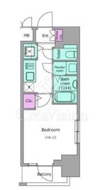 レジディア広尾2 1102 間取り図