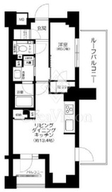 ジオ市谷仲之町 5階 間取り図