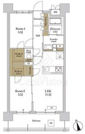 RJRプレシア川口 1001 間取り図