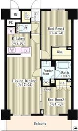 オークステージ武蔵野 703 間取り図