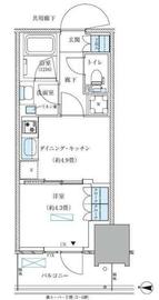 パークアクシス西大島コンフォートスクエア 833 間取り図
