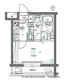 SYNEX HIGASHI-KANAGAWA (シーネクス東神奈川) 4階 間取り図