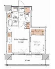 ブランシエスタ木場 1001 間取り図