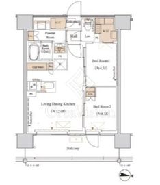 ブランシエスタ木場 1002 間取り図