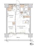 ブランシエスタ木場 1003 間取り図