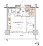 ブランシエスタ木場 1007 間取り図
