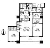 ニューシティ東戸塚タワーズシティパークタワー東戸塚 19階 間取り図