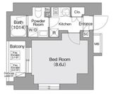 コンフォリア・リヴ森下MUTIO 604 間取り図