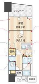 プラウド渋谷東 3階 間取り図