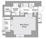 コンフォリア・リヴ森下MUTIO 504 間取り図