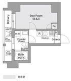 コンフォリア・リヴ森下MUTIO 603 間取り図