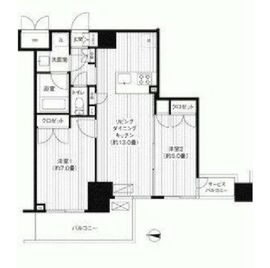 グランハイツ錦糸町 205 間取り図