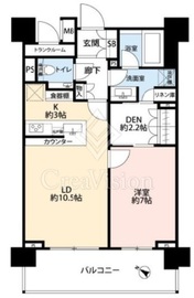 ザ・パークハウスアーバンス目黒平町 7階 間取り図