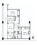 赤坂アパートメント 4階 間取り図