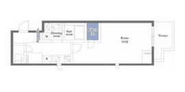 ポルトボヌール渋谷桜丘 503 間取り図