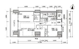 東雲キャナルコートCODAN 16-1307 間取り図