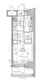 ベルグレード川崎AZ 12階 間取り図