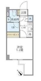 KDXレジデンス御徒町 804 間取り図