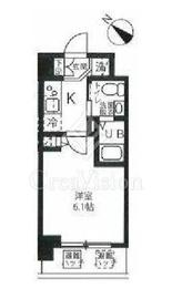 ハーモニーレジデンス新横浜 10階 間取り図