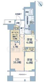 ジオ横浜大通り公園 7階 間取り図