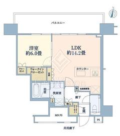 THE TOWER湘南辻堂 21階 間取り図