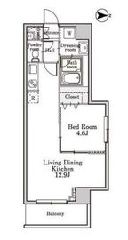ジュールミエール 201 間取り図