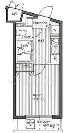 グランド・ガーラ渋谷 4階 間取り図
