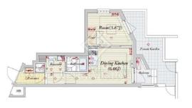 ビバリーホームズ目黒鷹番 1階 間取り図