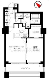 パークタワー東京フロント 2階 間取り図