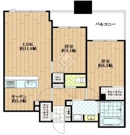 グランドミレーニア タワー＆スイート 22階 間取り図