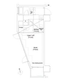 カスタリア中延 607 間取り図