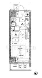 アクサス汐留 10階 間取り図
