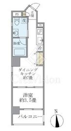 メゾン・ド・ヴィレ日本橋浜町 12階 間取り図