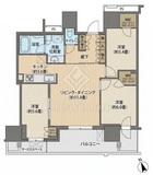 プラウドタワー小岩フロント 6階 間取り図