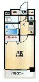 パークサイド九段 6階 間取り図