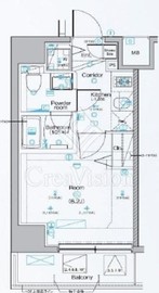 SYNEX横濱阪東橋Ⅱ(シーネクス横濱阪東橋Ⅱ) 11階 間取り図