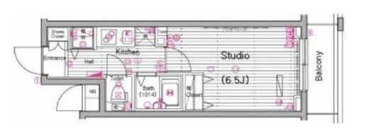 グランド・ガーラ横濱山下町 2階 間取り図