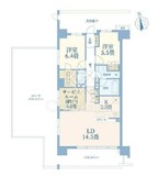 アールブラン横浜仲町台 6階 間取り図