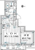 レガリス蒲田 306 間取り図