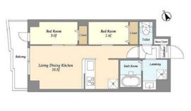 アルファコート曳舟2 505 間取り図