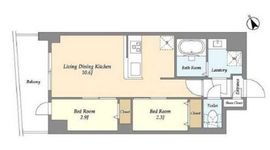アルファコート曳舟2 506 間取り図