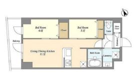 アルファコート曳舟2 507 間取り図