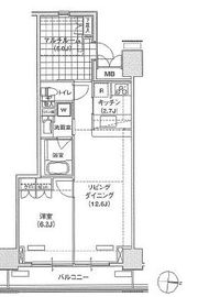 ブリリアイスト東雲キャナルコート 326 間取り図