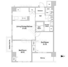 コーポレート連雀1号棟 511 間取り図